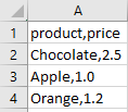 product csv